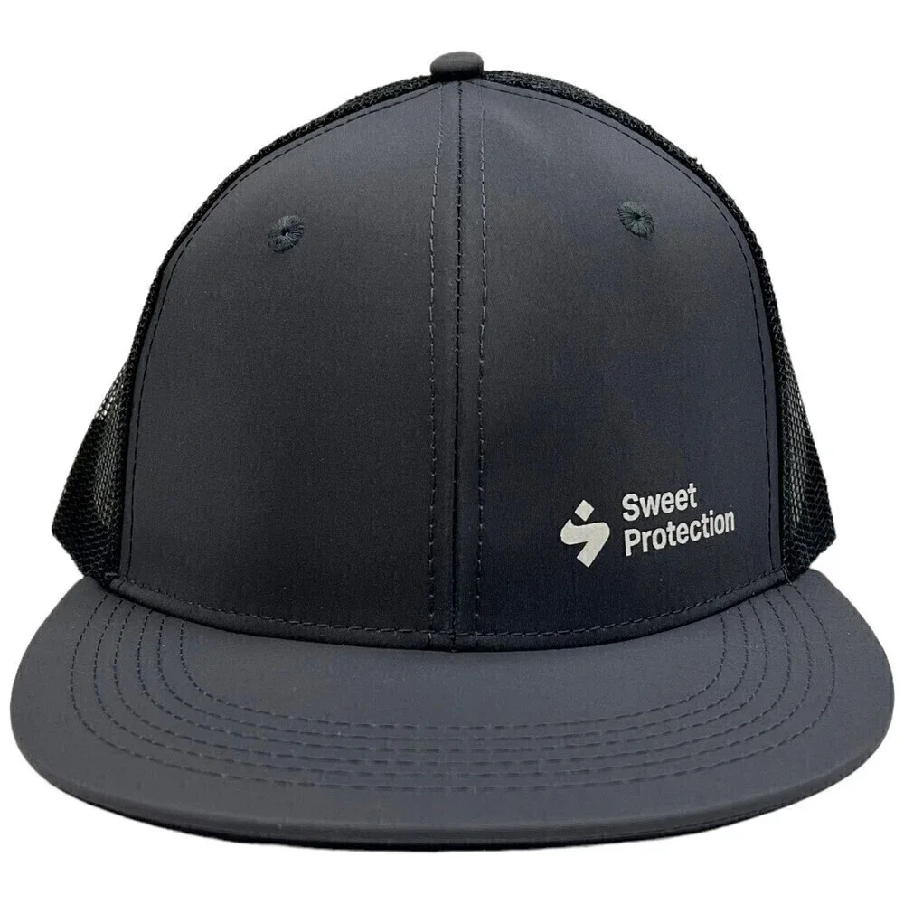 NWT Sweet Protection Adjustable Snapback Corporate Trucker Cap Stone Gray